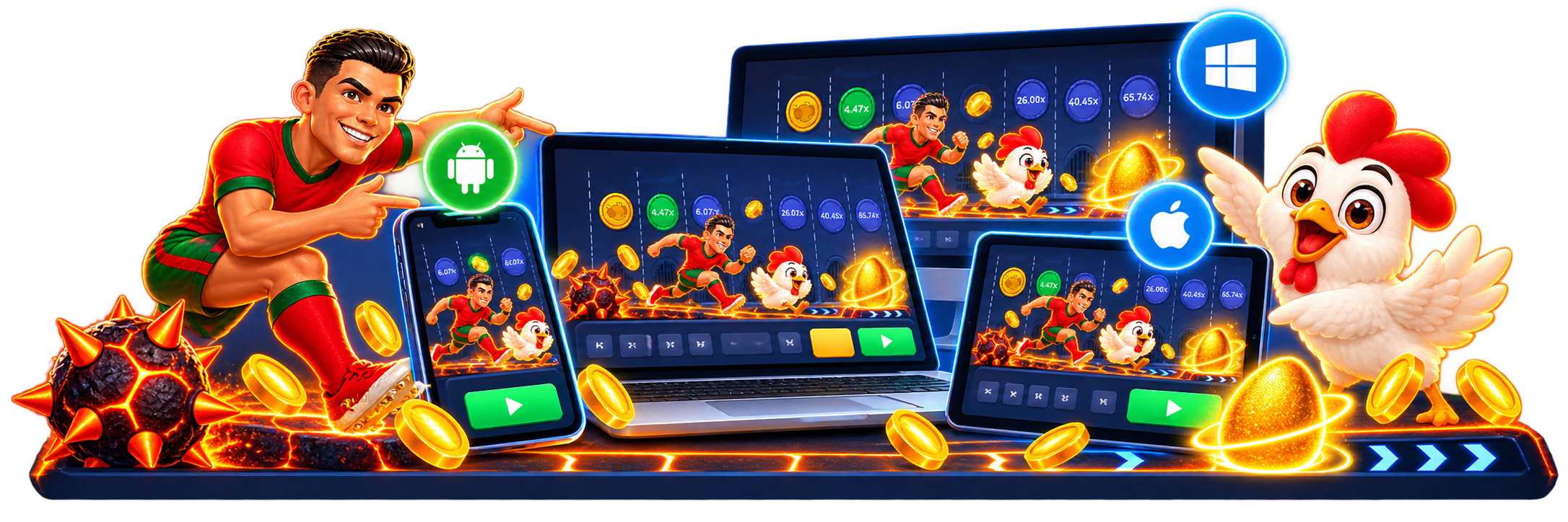 Chicken Road Cristiano Ronaldo app.