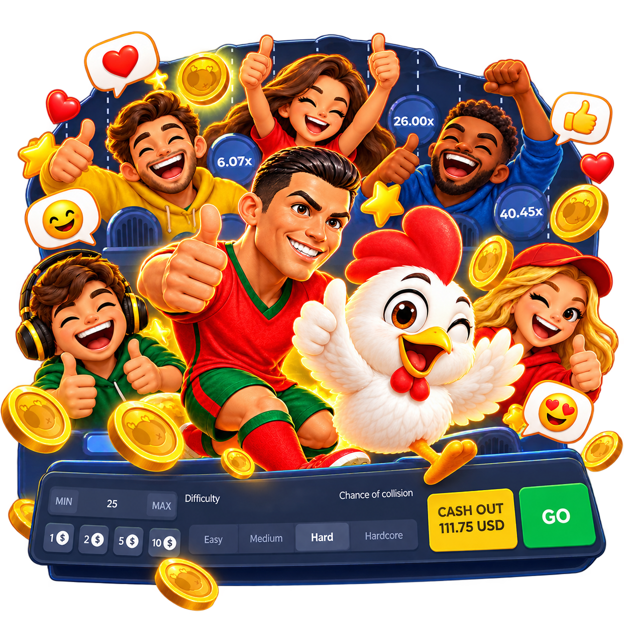 Lucky Chicken Cristiano Ronaldo.